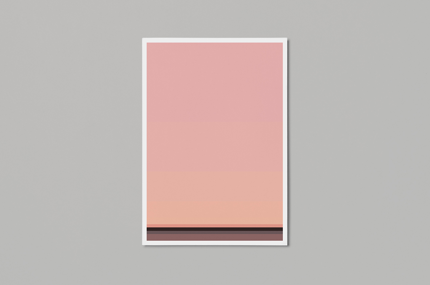 SKY palette minimalistic simple clean color horizon gradient lines light