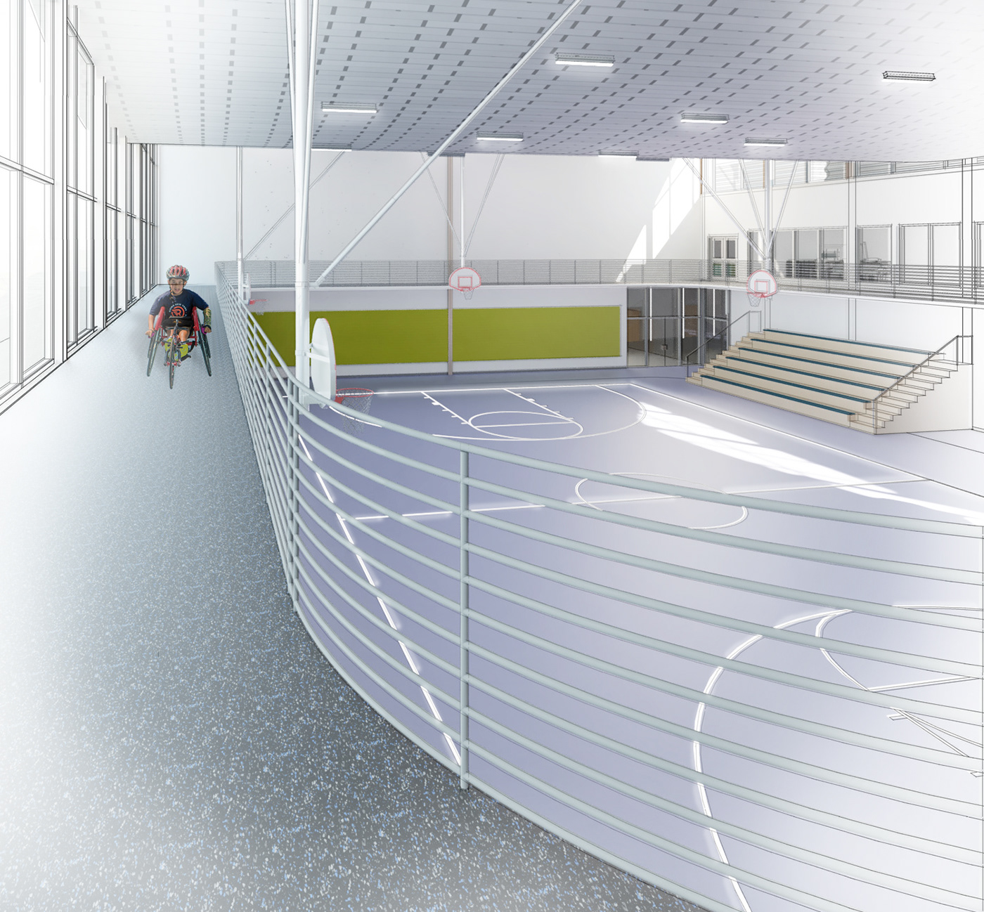 interior design  Accessibility recreation center design architecture universal design