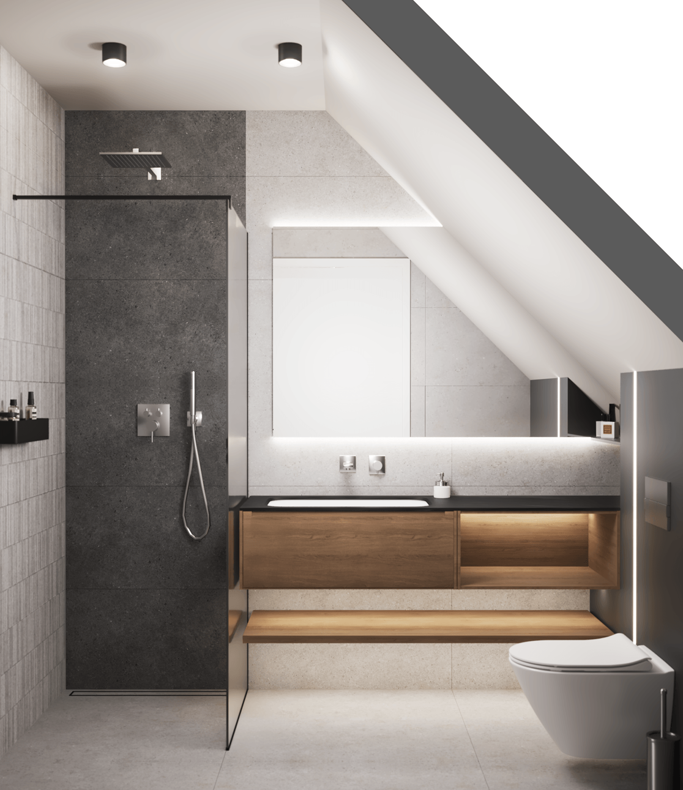 SHOWER bathroom design interior design  modern visualization 3ds max Render architecture 3D