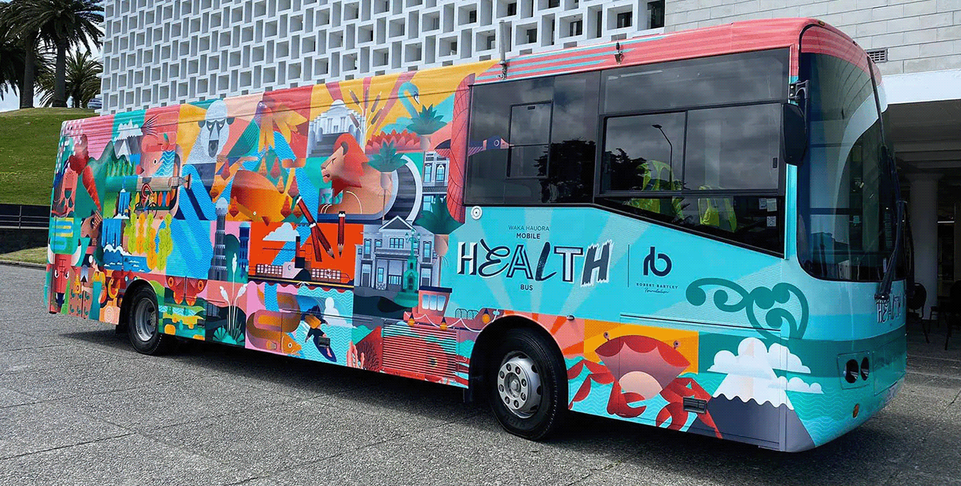 bus design livery design graphic design  ILLUSTRATION  dustys&lulu Wairarapa whanganui