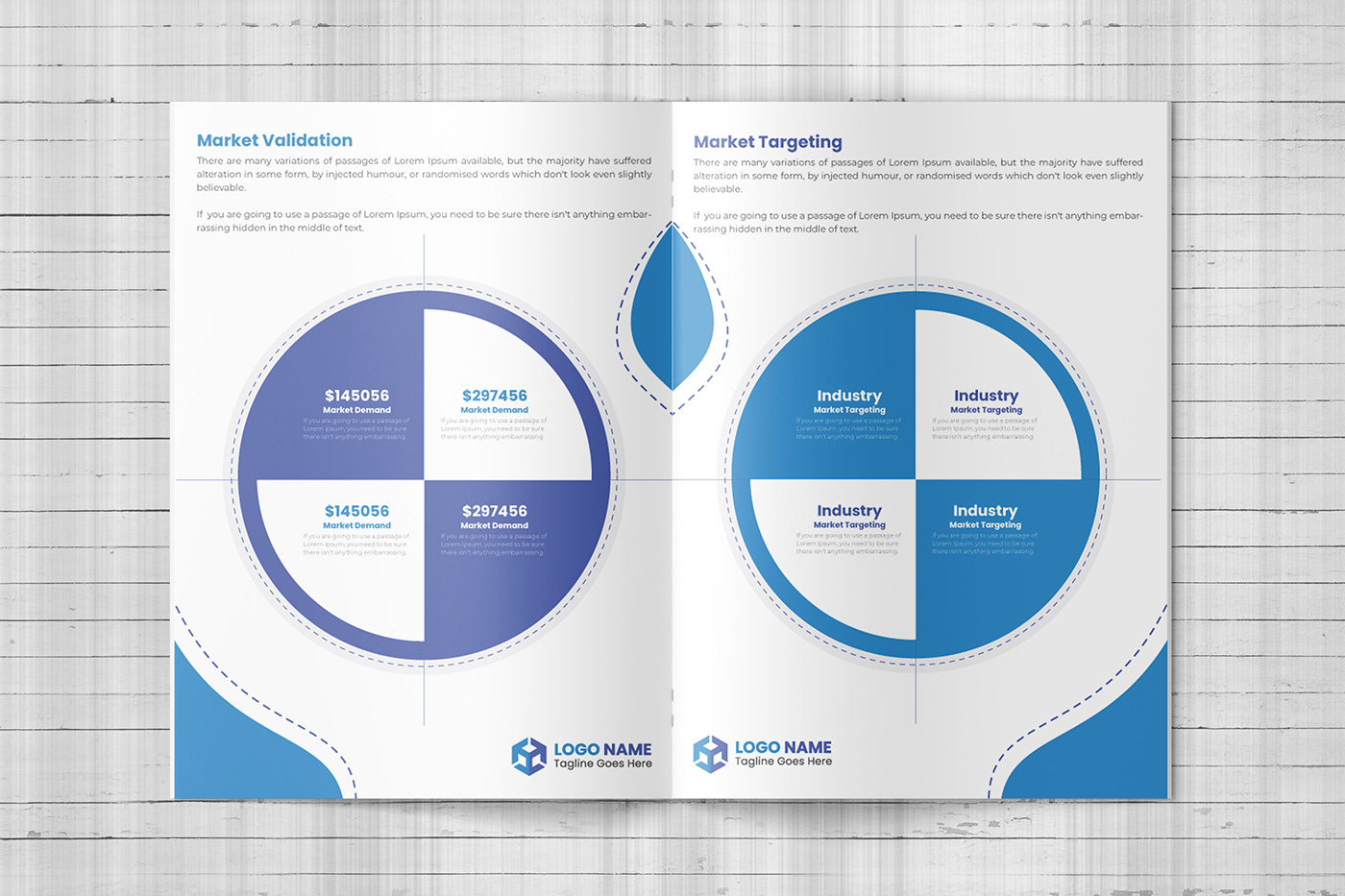 Company Profile Brochure Template Design