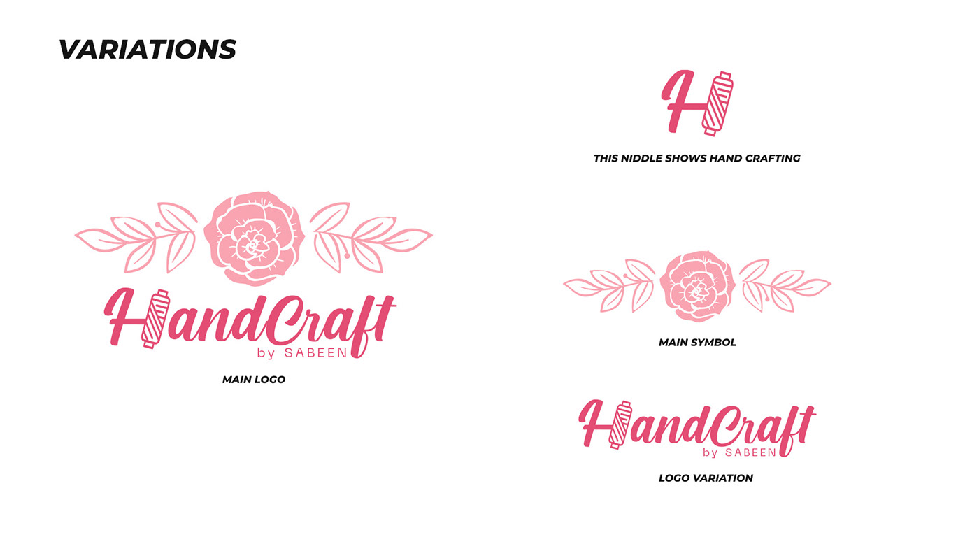 logo Logo Design handmade handcrafted Logotype Brand Design visual identity handdrawn handcraft logo handcrafts