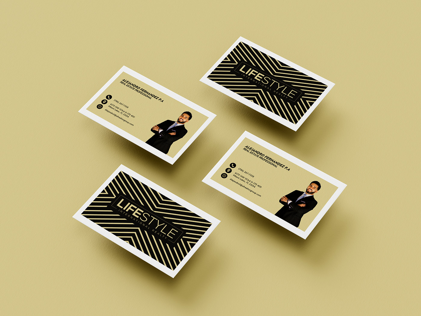 abstract business business card card exclusive Mockup Office presentation template visiting card