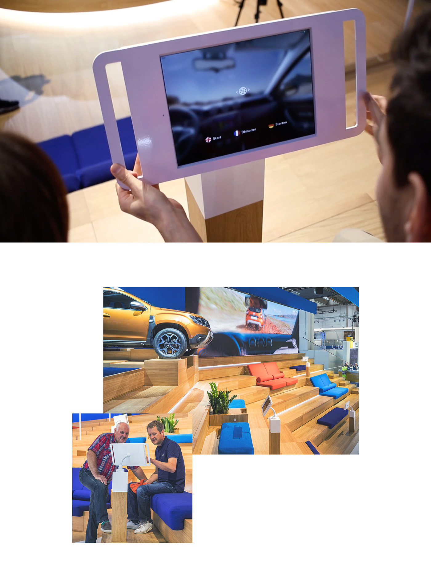 3D activation Experience photo installation automotive   iPad photocall interactive
