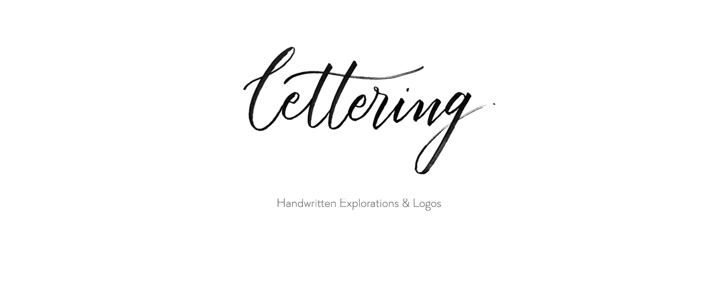 lettering type brand logo handwritten