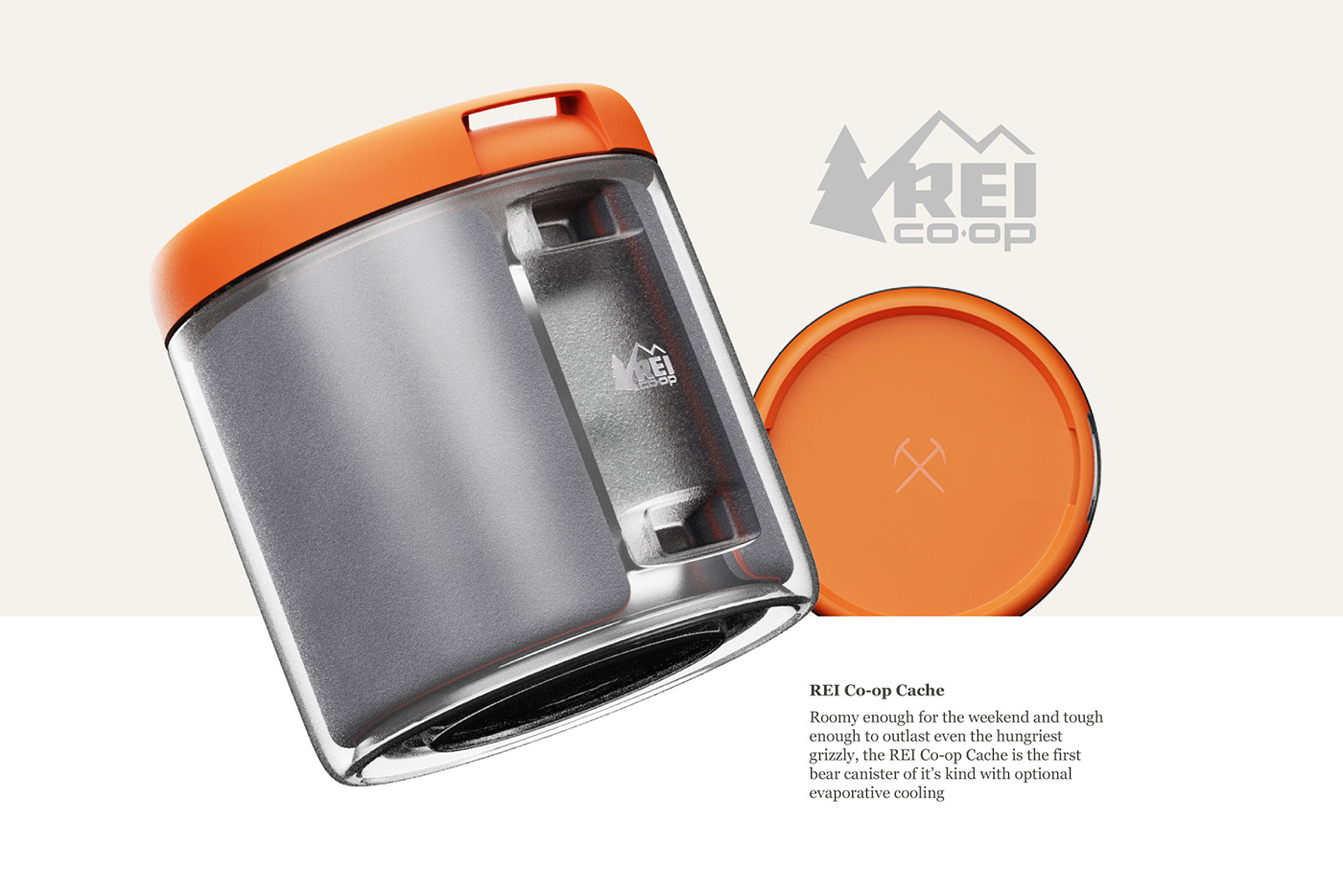 3D Rendering Backpacking camping concept industrial design  keyshot Outdoor product design  visualization