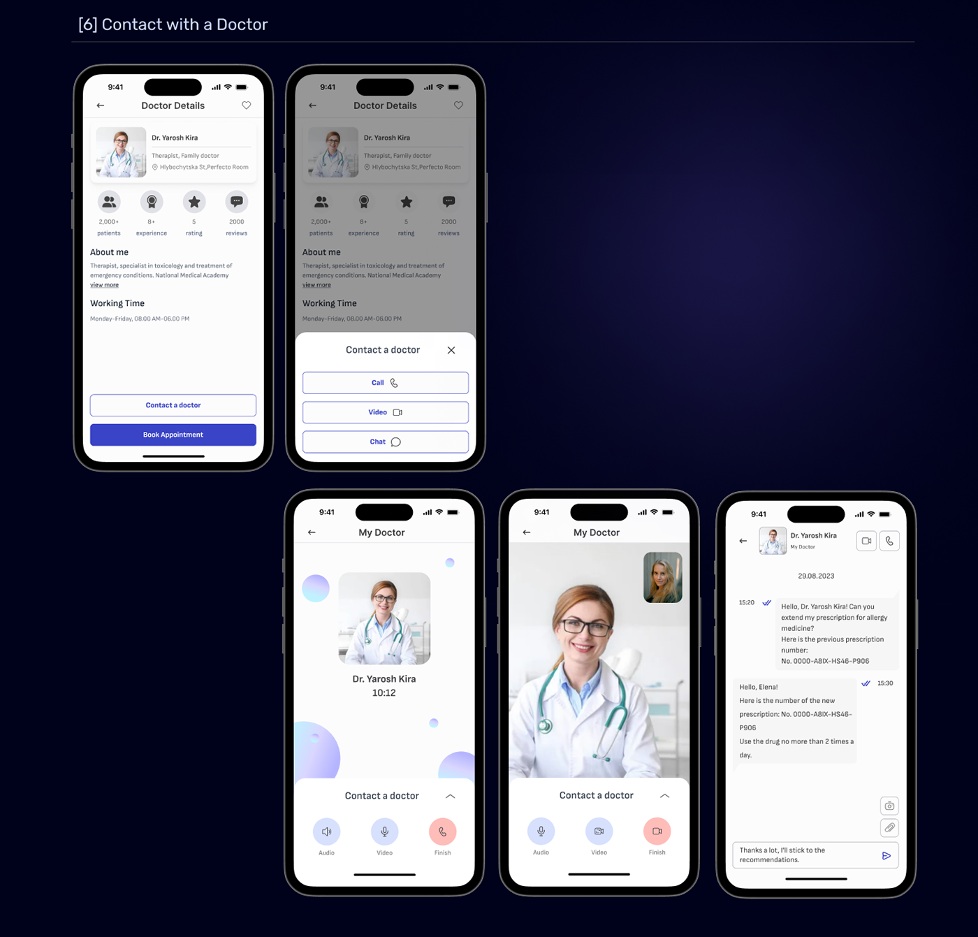 design uxui Figma user interface Mobile app application ux user experience medicine Health