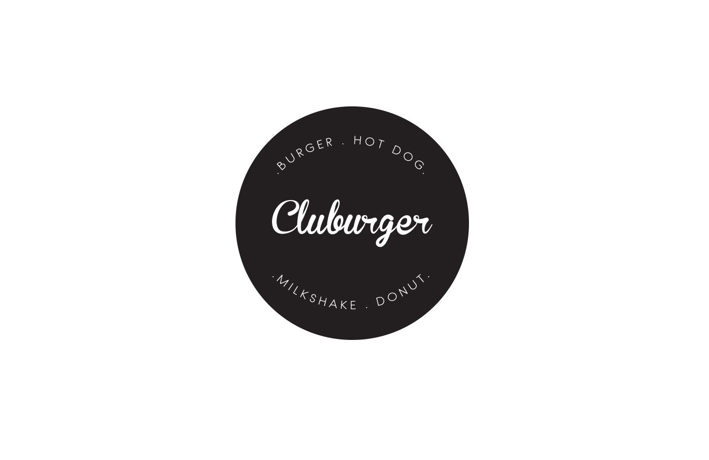 club burger branding  logo Food  Photography  brand donut hotdog milkshake