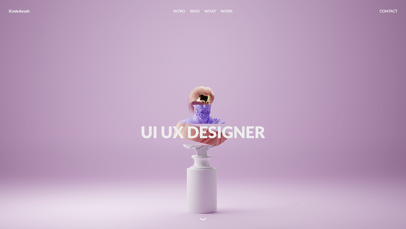 Adobe XD Typography Visual Hierarchy Website Design UI UX Design Cinema 4D Blender 3D 3D Model 