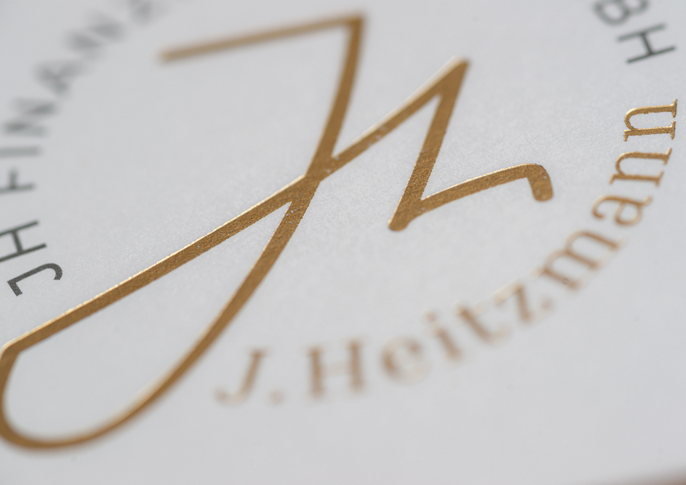 #HP   brand business card finance gold hotfoil identity Logo Design silver Stationary design