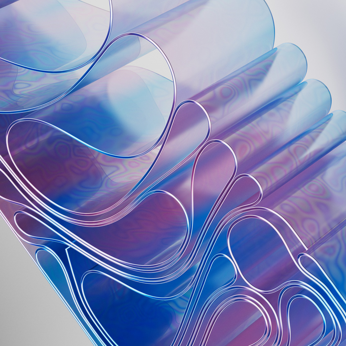 3D glass houdini Microsoft minimalistic redshift vellum gradients