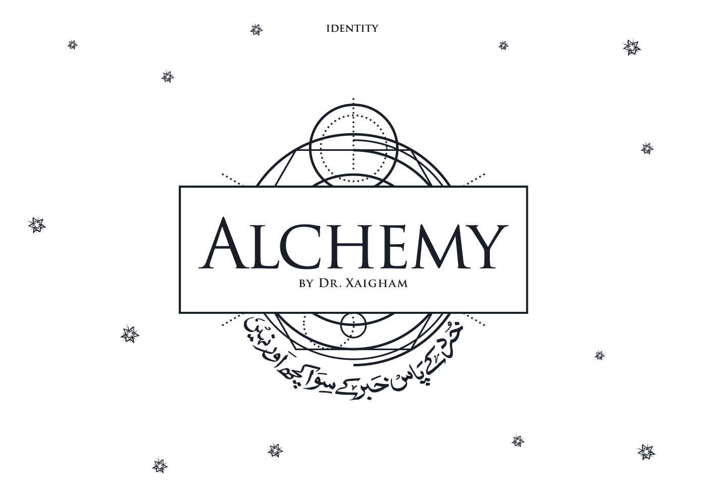 alchemy Transformation chemistry Workshop branding 