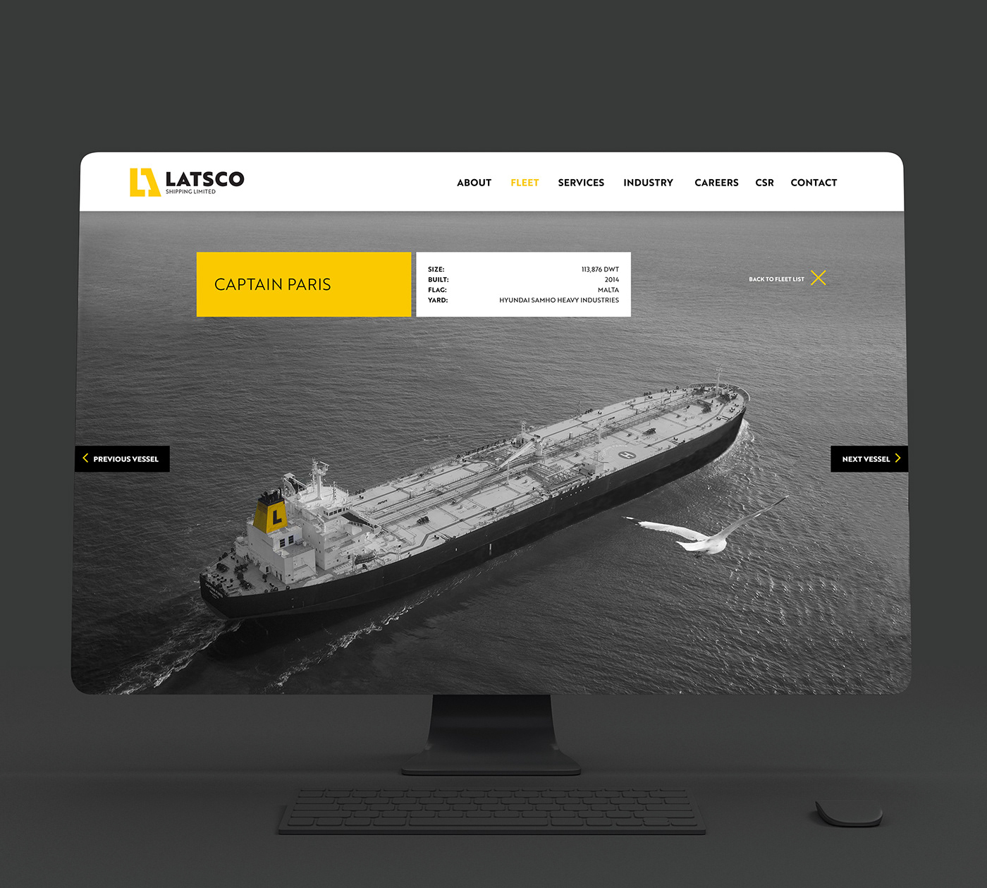 corporate shipping Webdesign Webdevelopment Website
