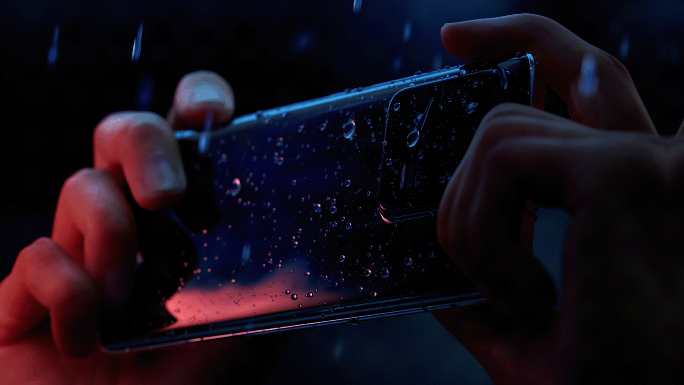 xiaomi CGI mobile phone Advertising  Creative Direction  Creative Design fire water symulations 3d render