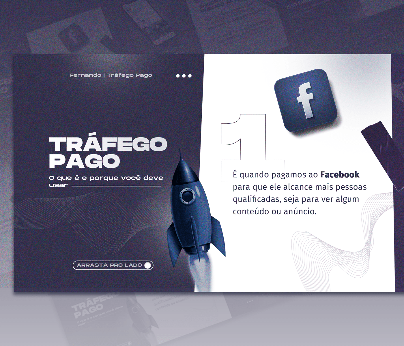 Carrosel carrosel instagram design gráfico Infoprodutor Socialmedia Trafego Pago