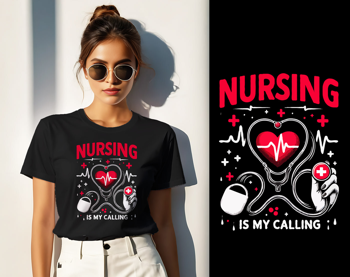 Nurse t shirt design