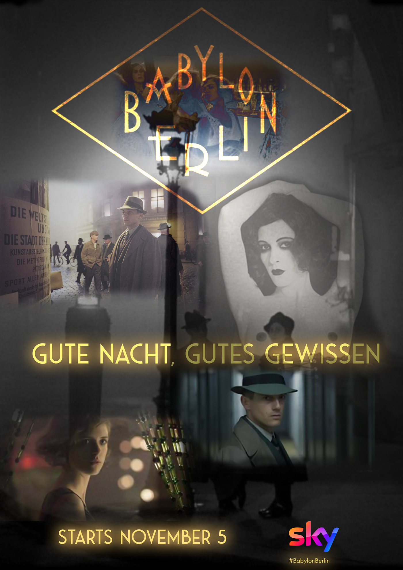 Advertising  book Cinema design Poster Design series berlin weimar poster graphic design 