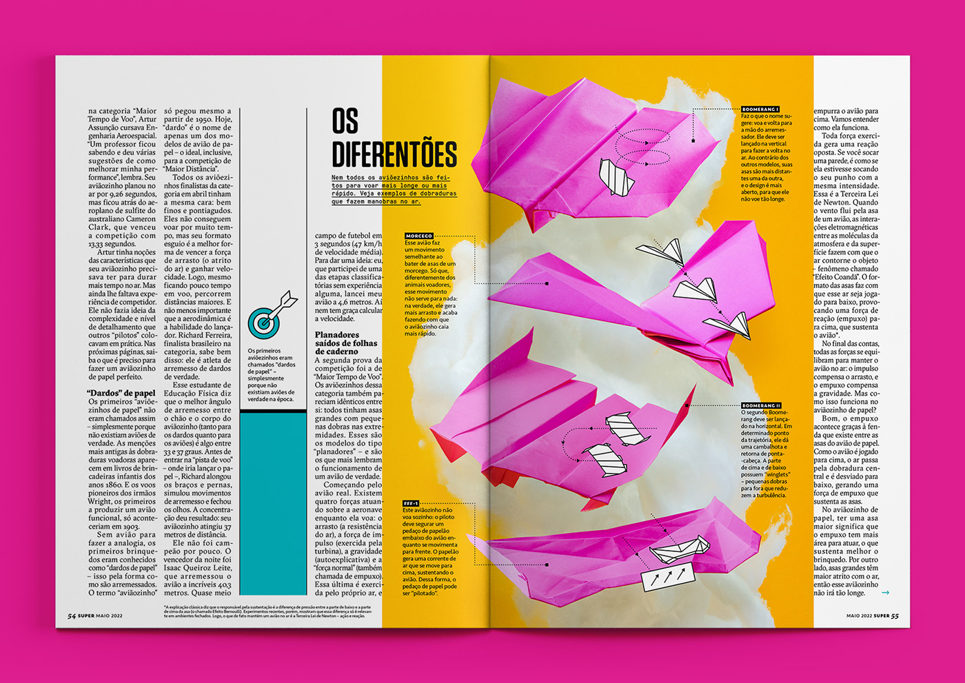 article colorful infographics Layout magazine paper art Paper plane papercraft spread story