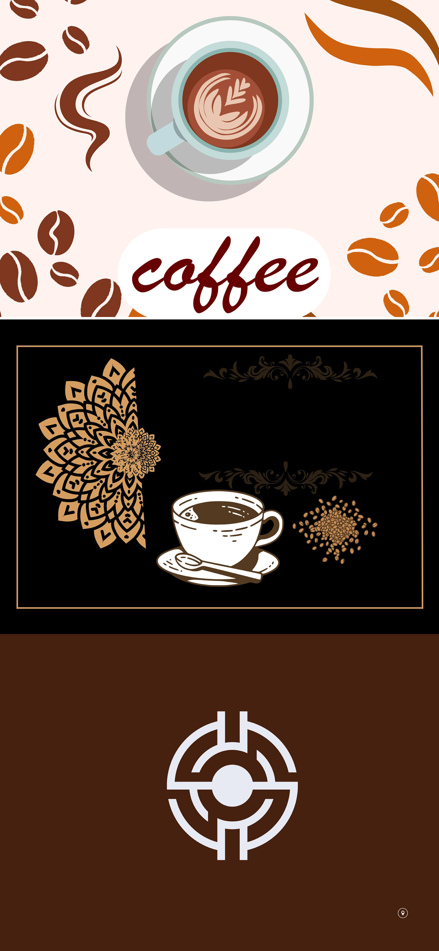 coffee logo brand identity Logo Design Graphic Designer adobe illustrator Brand Design logo design coffee shop branding 