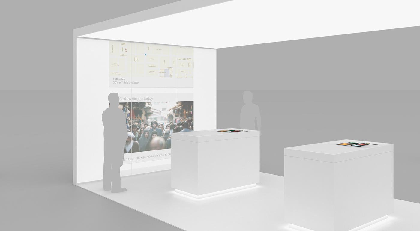 google android Exhibition  brand Technology interactive interaction Experience Retail