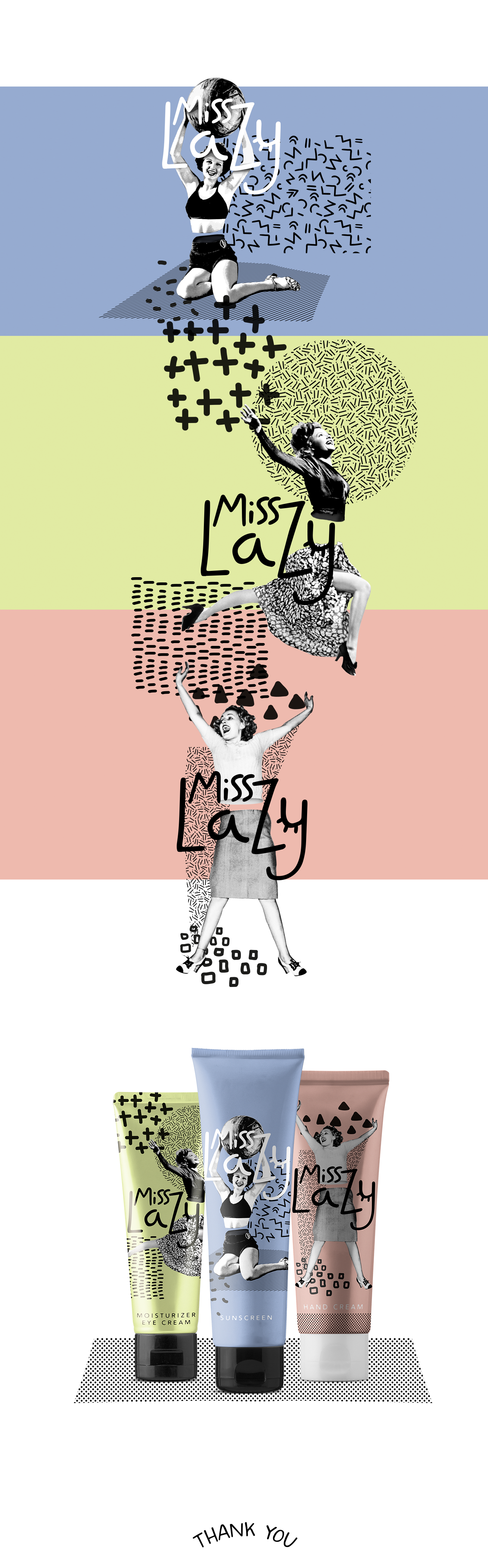 miss lazy beauty women minimalist Retro vintage products pallete woman