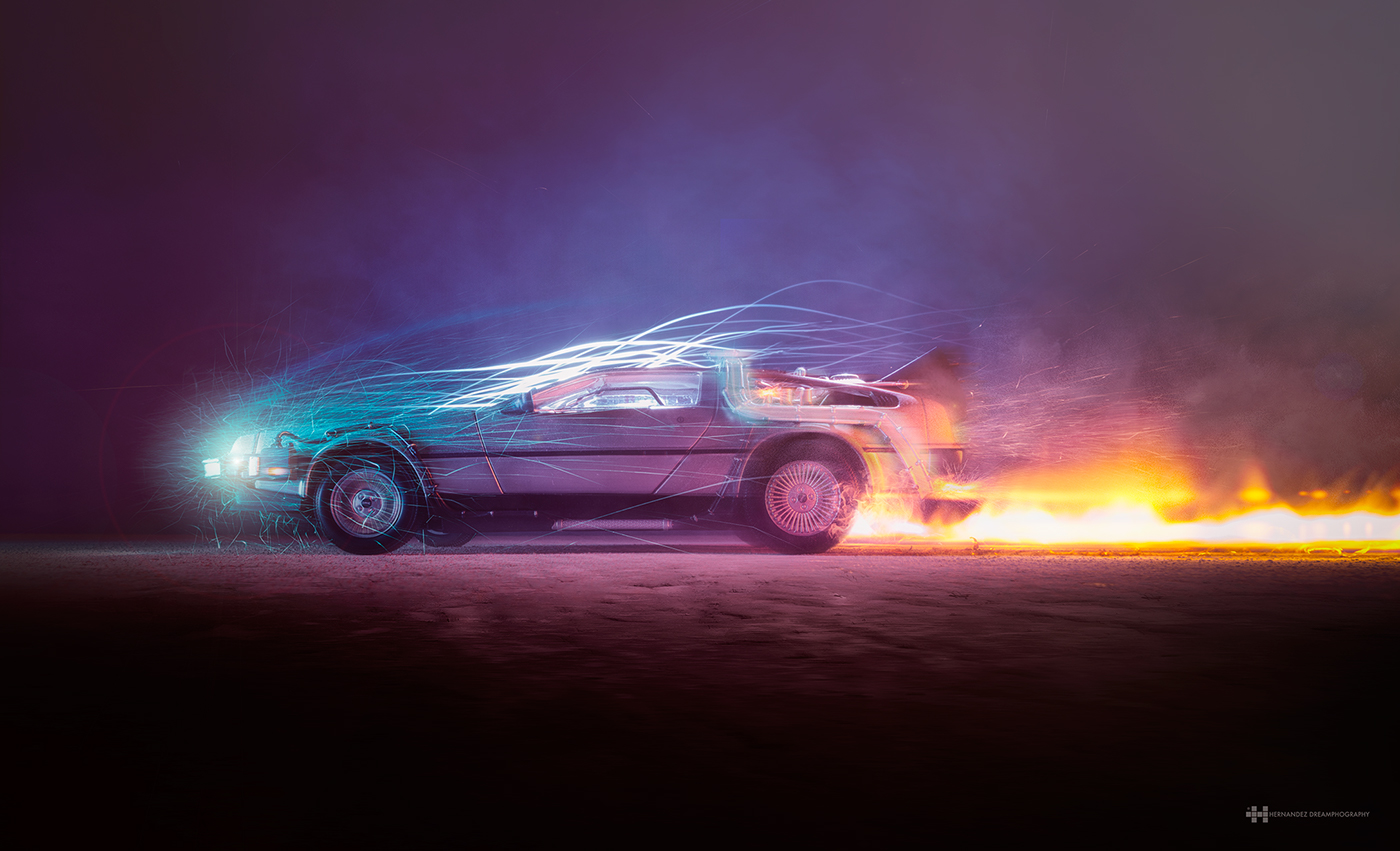 Back to The Future / Famous Cars.A personal project shot at the studio usin...