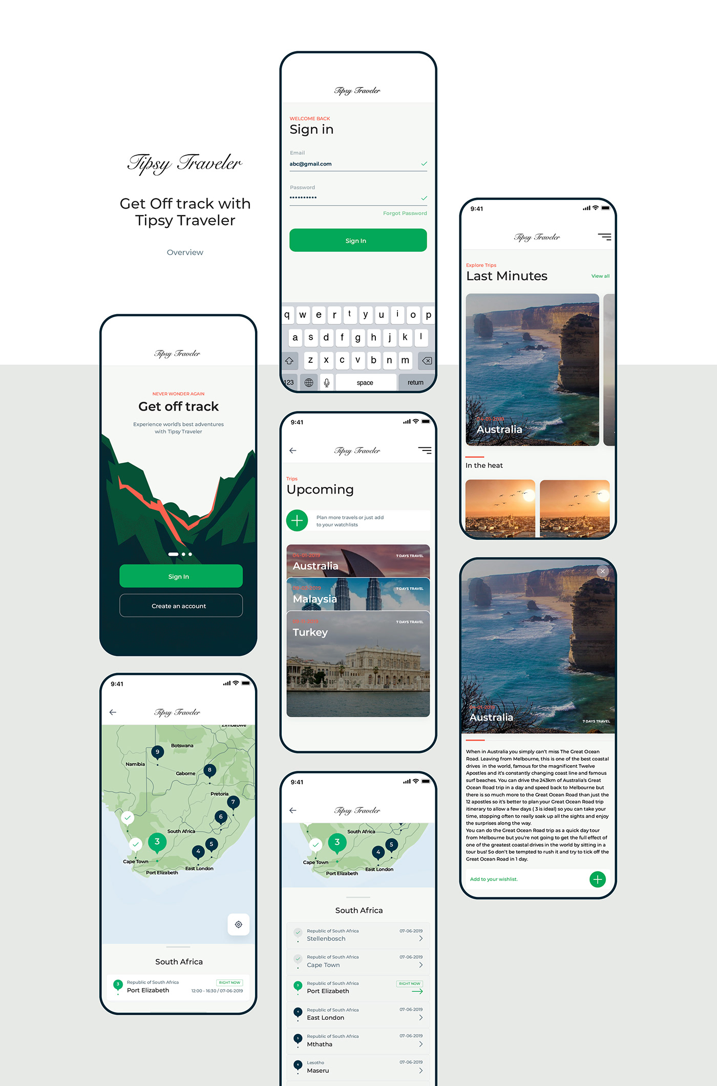Travelquest - Mobile app travle ios android graphic design ux UI Mobile apps