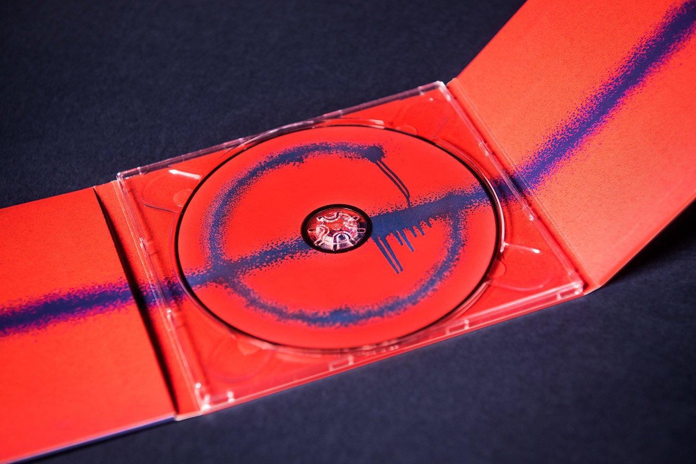 Packaging digipack music cd ILLUSTRATION  hiphop Guzior evil Label cover