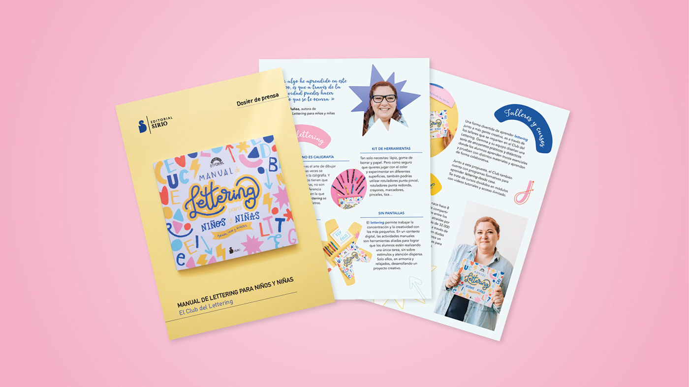 brand identity brochure creatividad diseñoeditorial diseñografico dossier de presse editorialdesign lettering niños visual