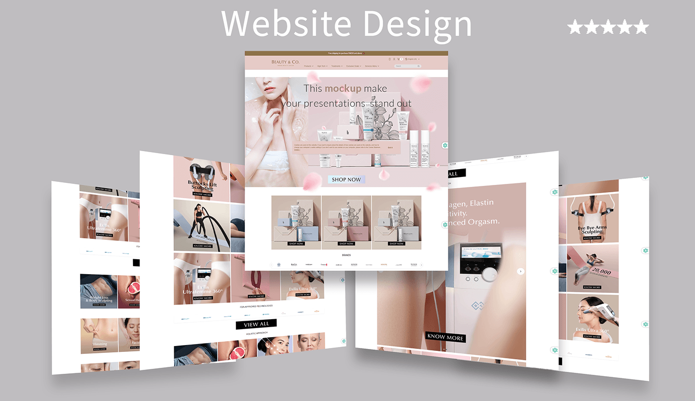 beauty wix Wix Website Design wix website Ecommerce Website