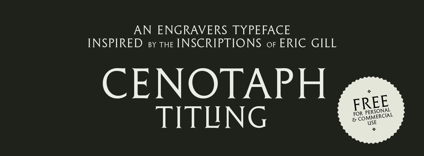 free Free font free typeface type engraving roman engraved lettering Display titling Opentype