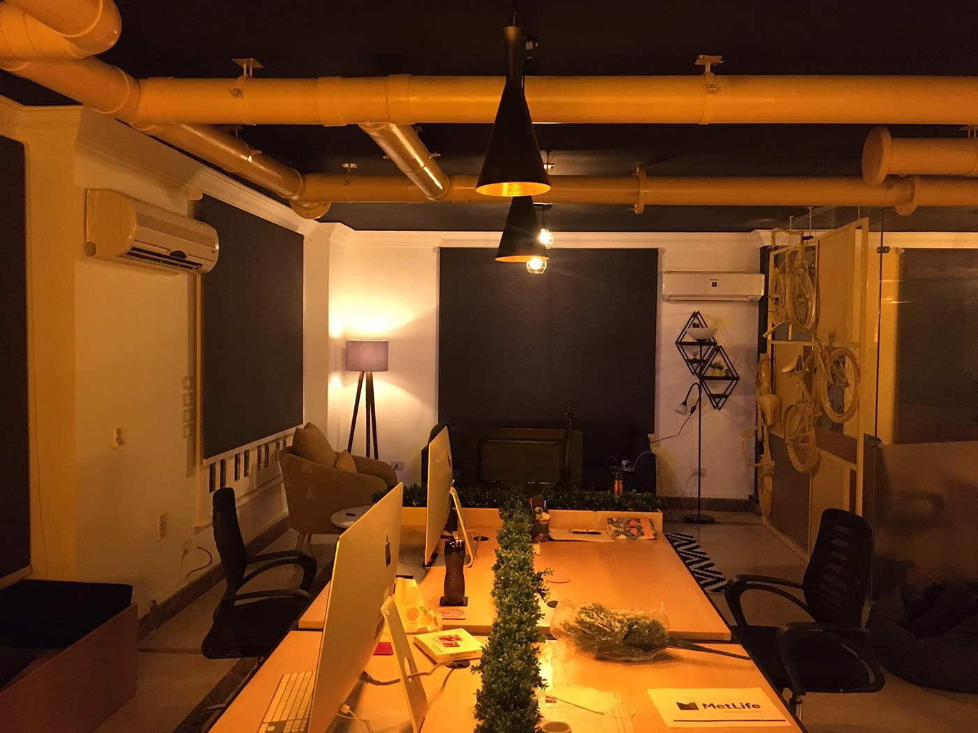 booth design exhbo Interior lighting Render studio workspace