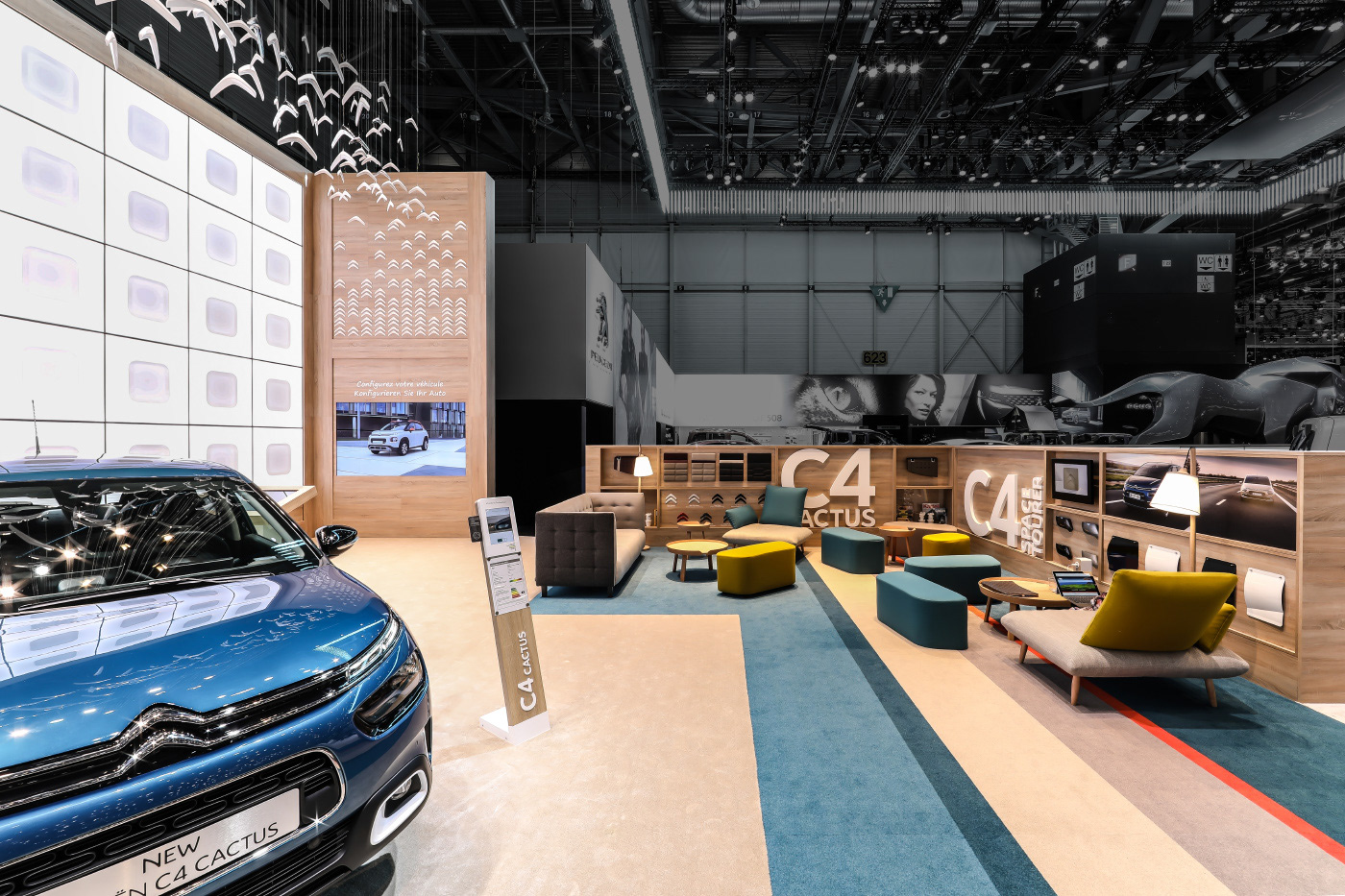 citroen booth booth design Gims  Stand messestand stand design citroen stand gims 2018 Geneva