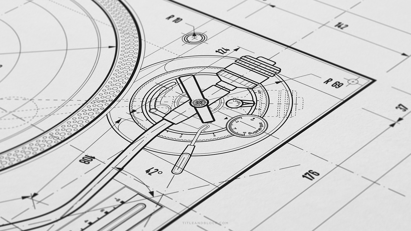 technical drawing Blueprint art print