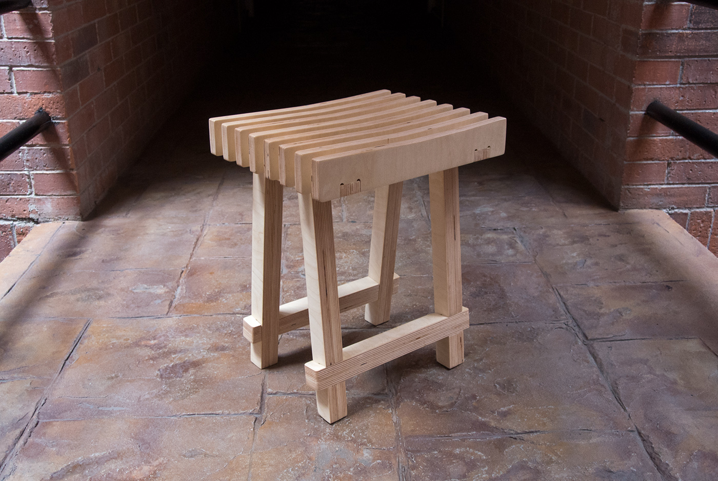Arado plow banco diseño mexicano Mexican Design diseño industrial stool cnc plywood mobiliario