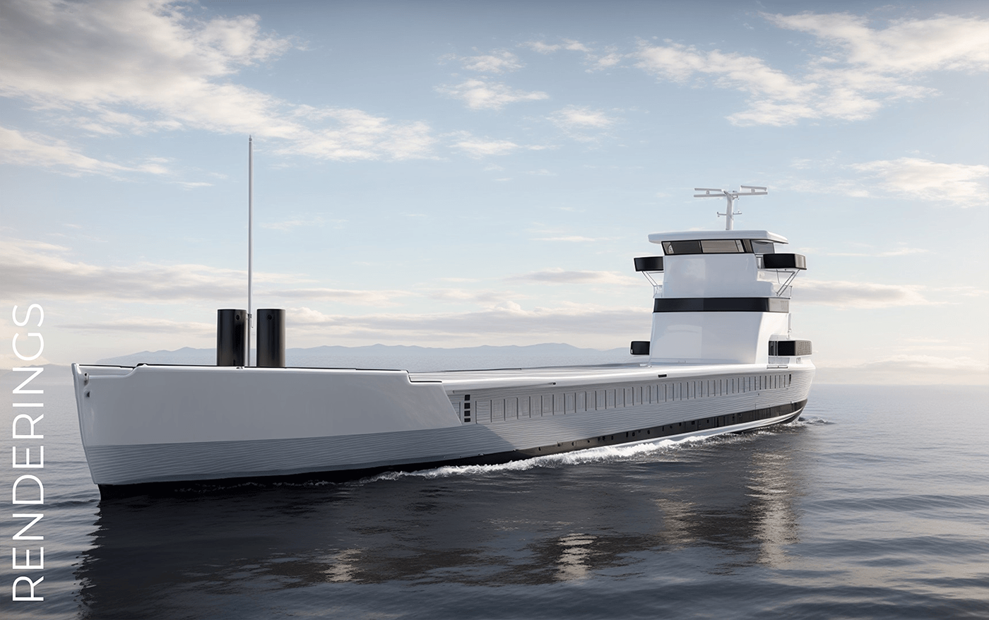 boat design industrial design  portfolio biomimicry cargo boat