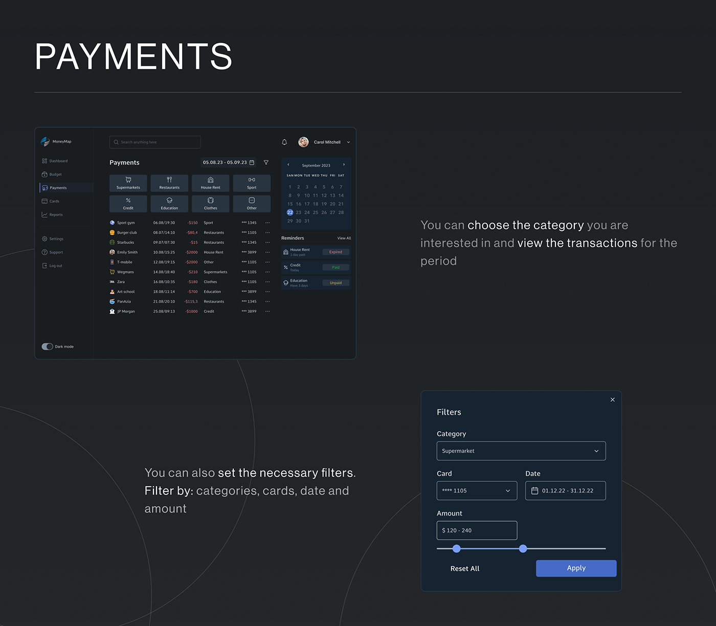 UI/UX Web Design  finance user interface user experience money app adaptive design ui ux website design Financial Services