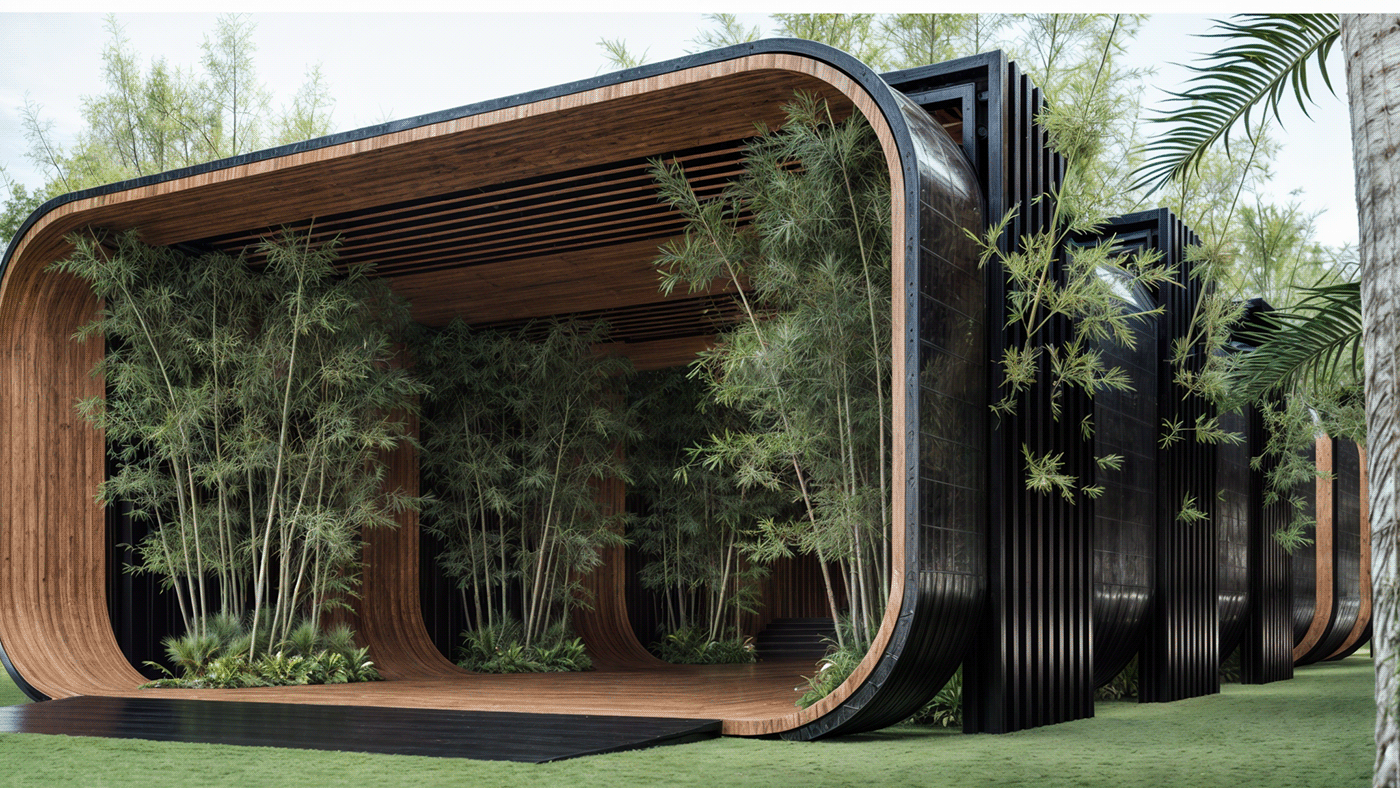 Tree  wood theater 