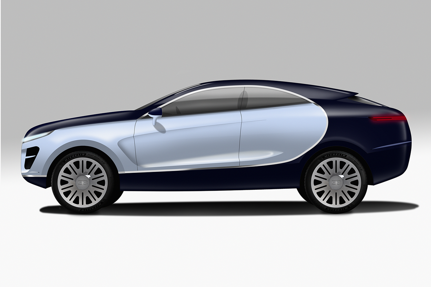 design automotive   shape bugatti suv Project