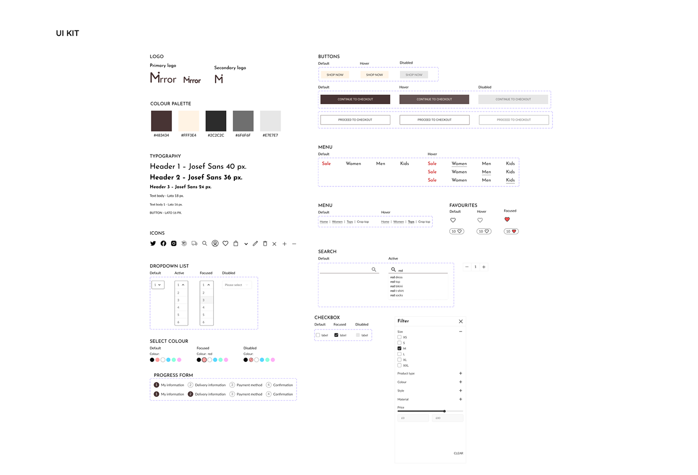 Brand Design Case Study Ecommerce Figma logo UI/UX ux UX design Web Design  shop