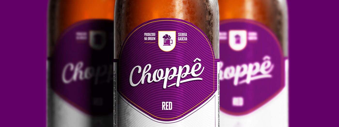 vinho rótulo design adobe illustrator Logo Design chopp produto design de produto