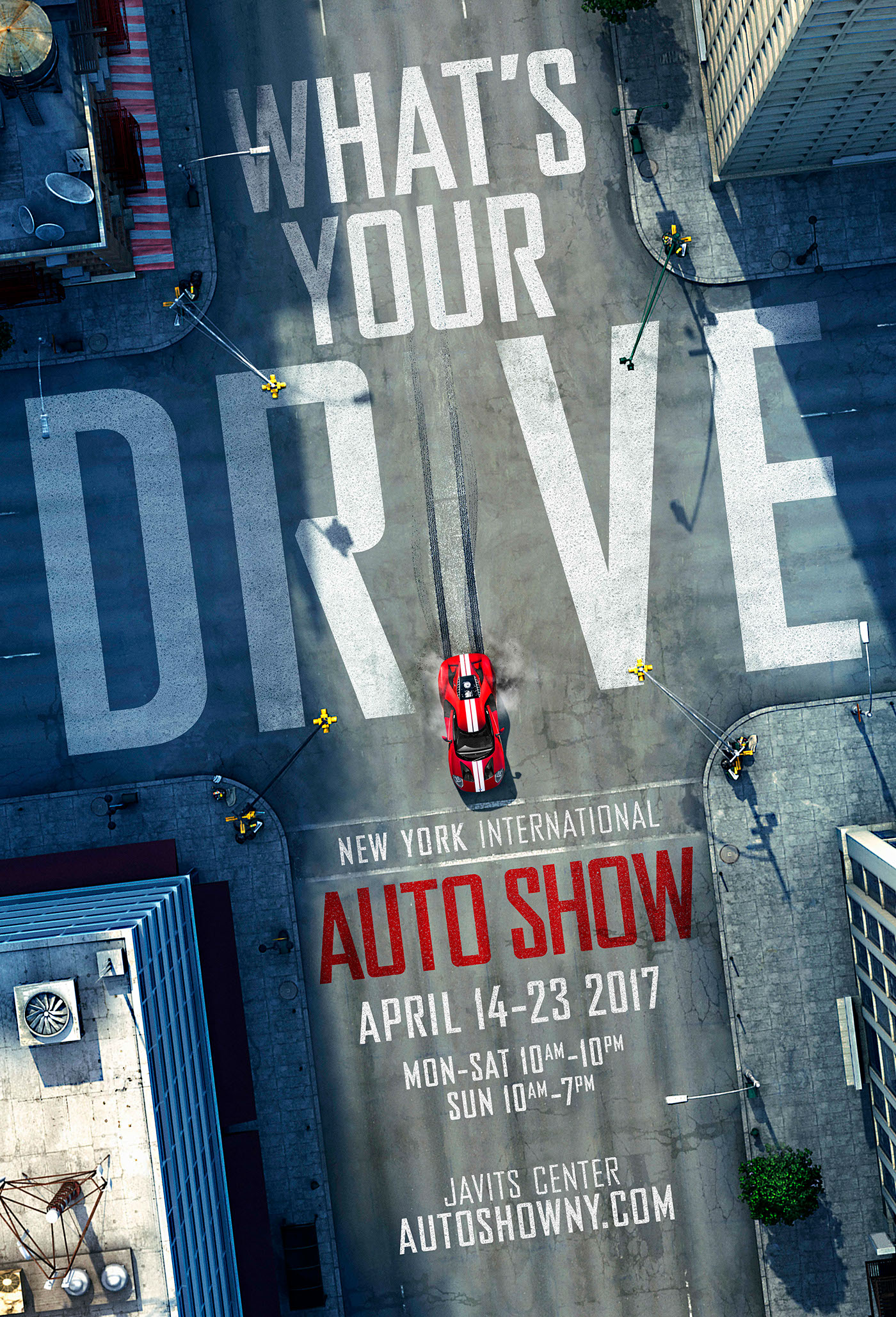 Behance inspire Cars autoshow Ford nyc type poster typography   graphicdesign