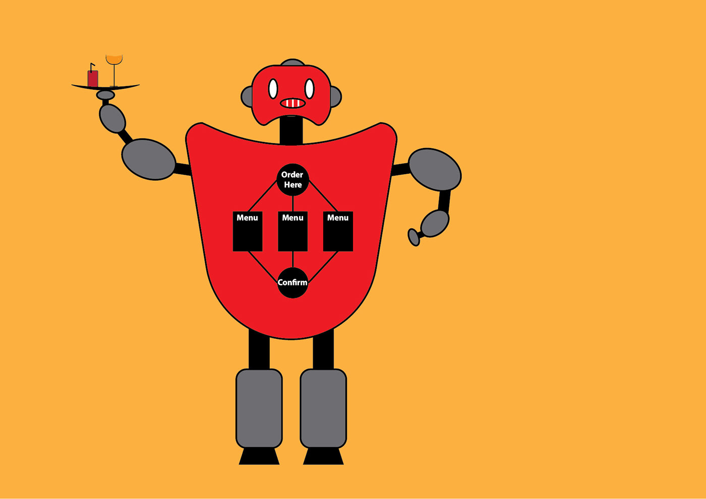 robot Character sketch adobe illustrator Graphic Designer