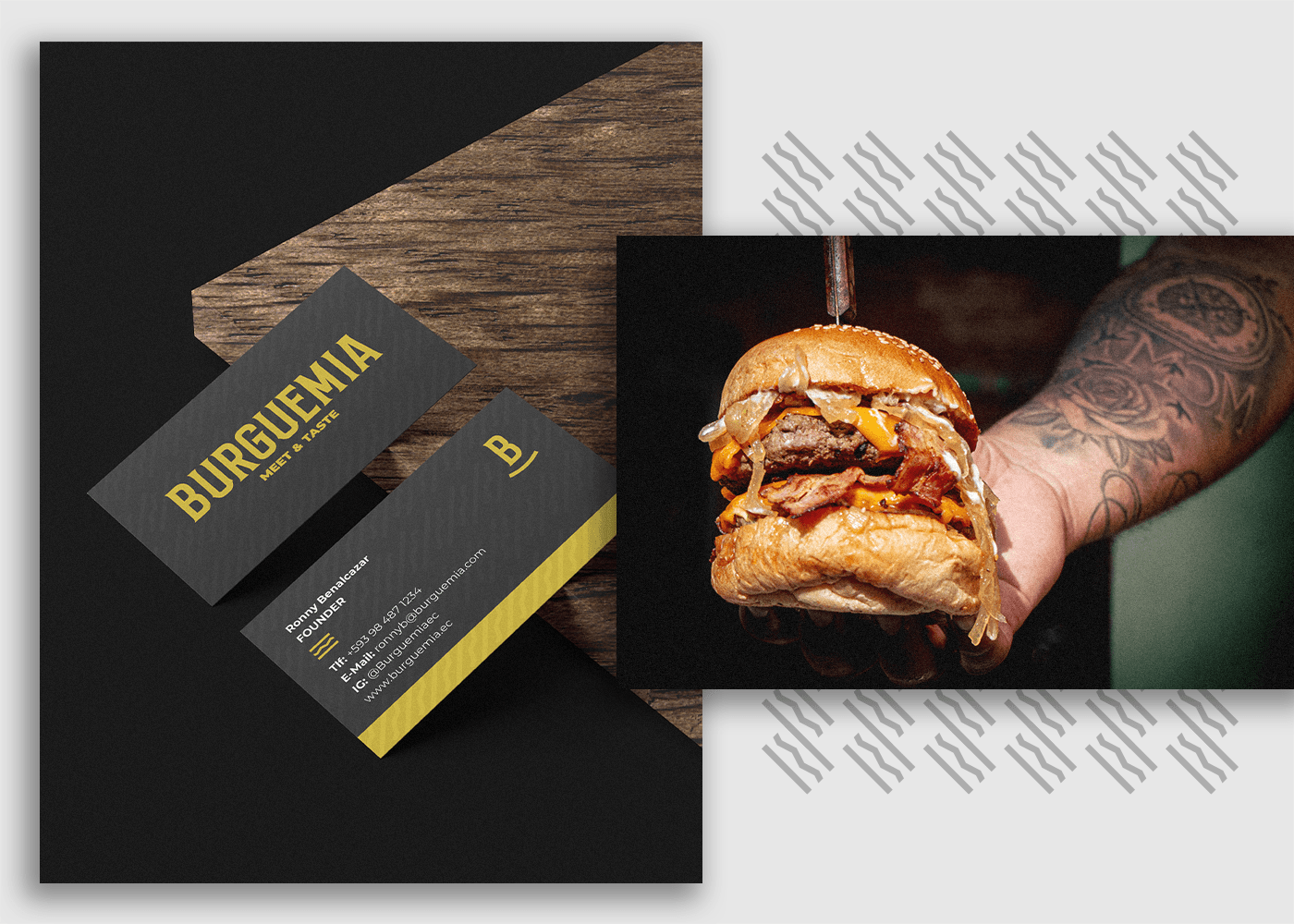 brand brand identity branding  burger creative Food  Hamburguesa logo restaurant visual identity