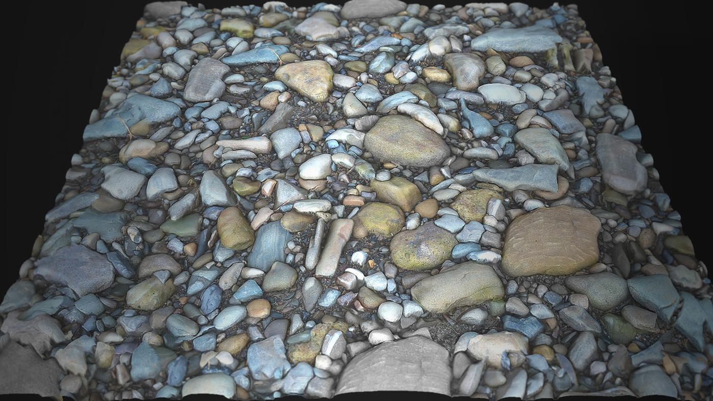scanned rocks texutre PBR Tiling vr photorealistic