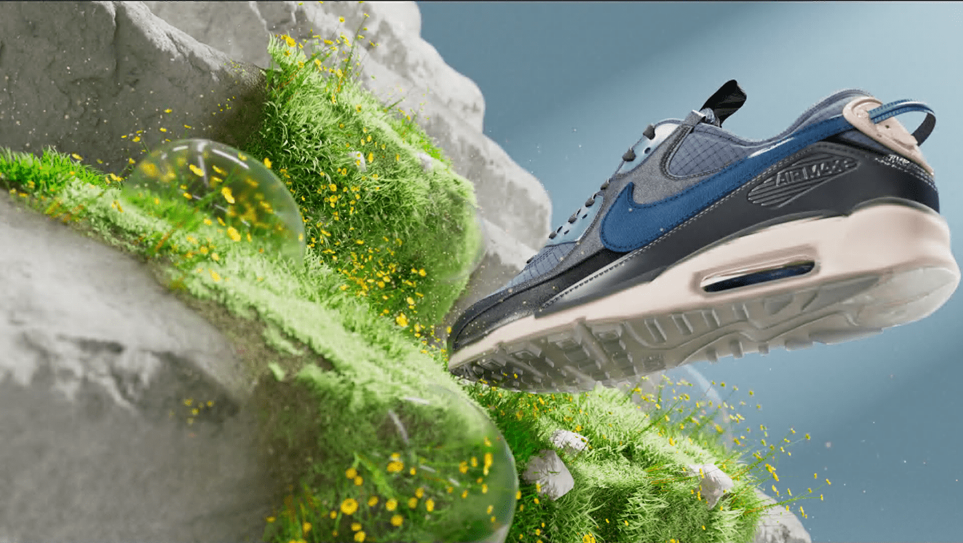 Nike Nike Shoes nike air houdini shoes sports terrascape animation  motion graphics  motion design