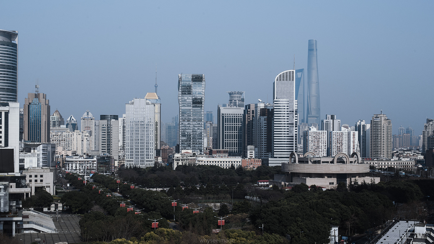 shanghai architecture Urban Travel skyscrapers skyline cityscape