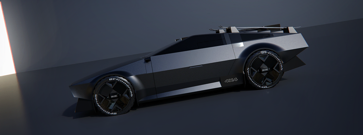 cardesign automotive   transportation Automotive design concept car Vehicle 3D visualization exterior modern