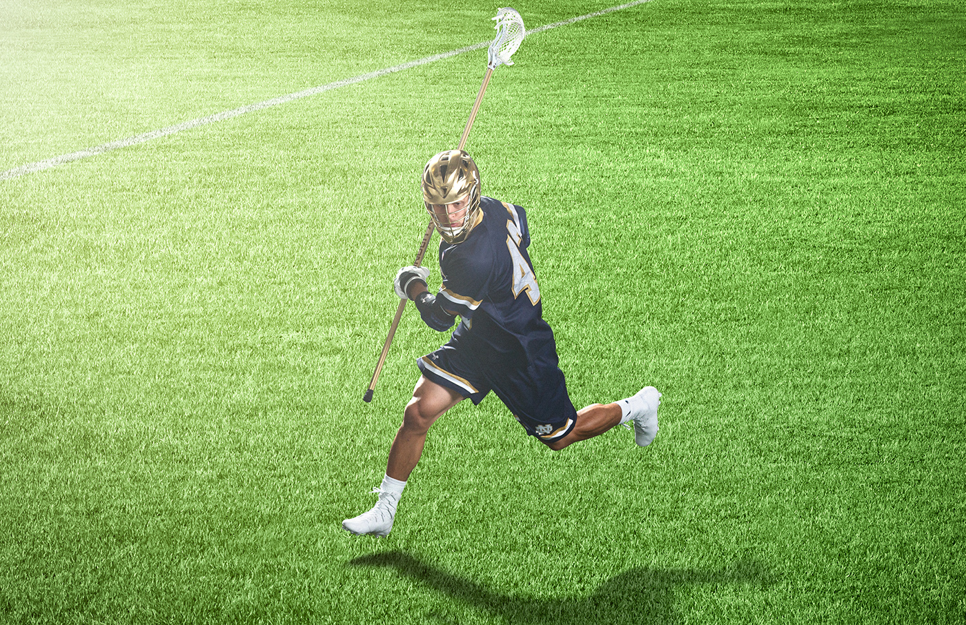 Under Armour notre dame maryland lacrosse retoucher photoshop john flynn