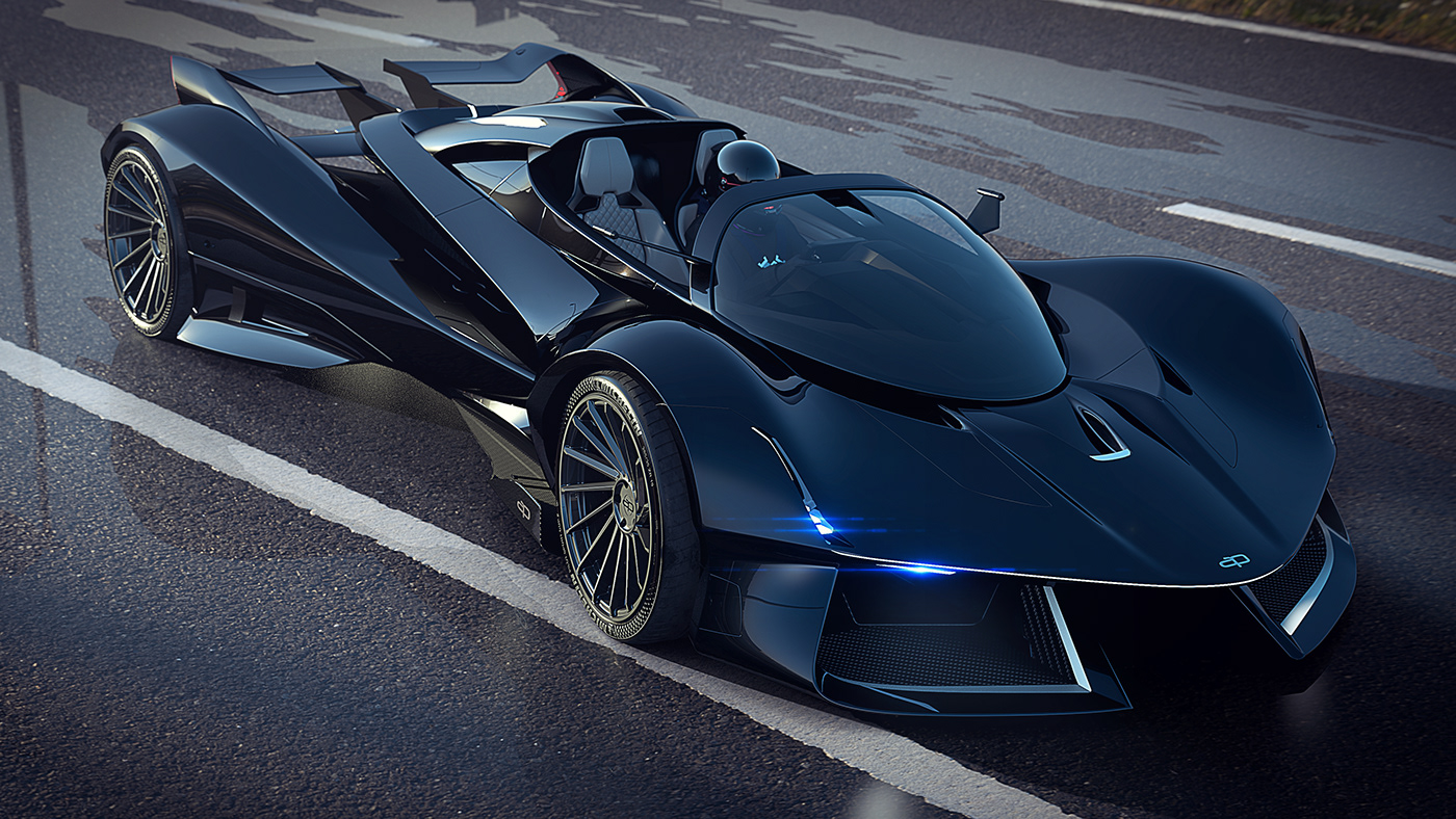 car car design Cabrio sport Racing Alias VRED hypercar 3D CGI